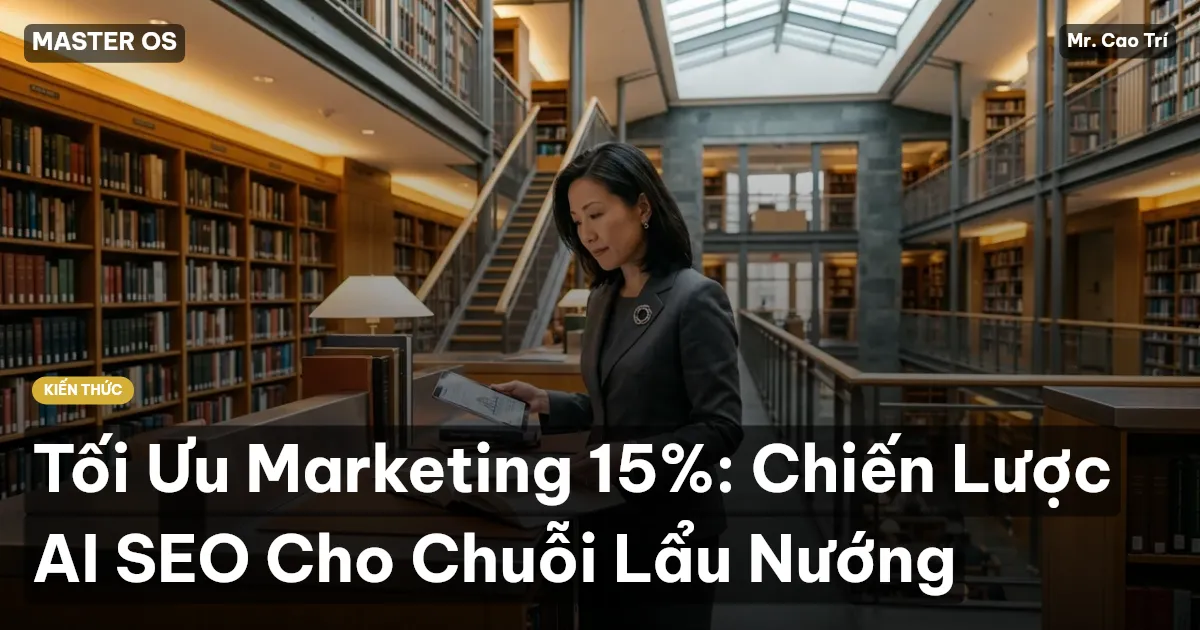 Tối Ưu Marketing 15%: Chiến Lược AI SEO Cho Chuỗi Lẩu Nướng
