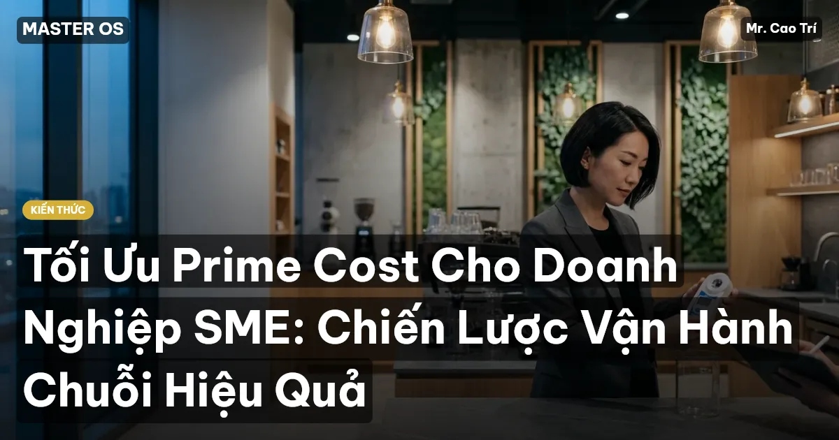 Tối Ưu Prime Cost Cho Doanh Nghiệp SME: Chiến Lược Vận Hành Chuỗi Hiệu Quả