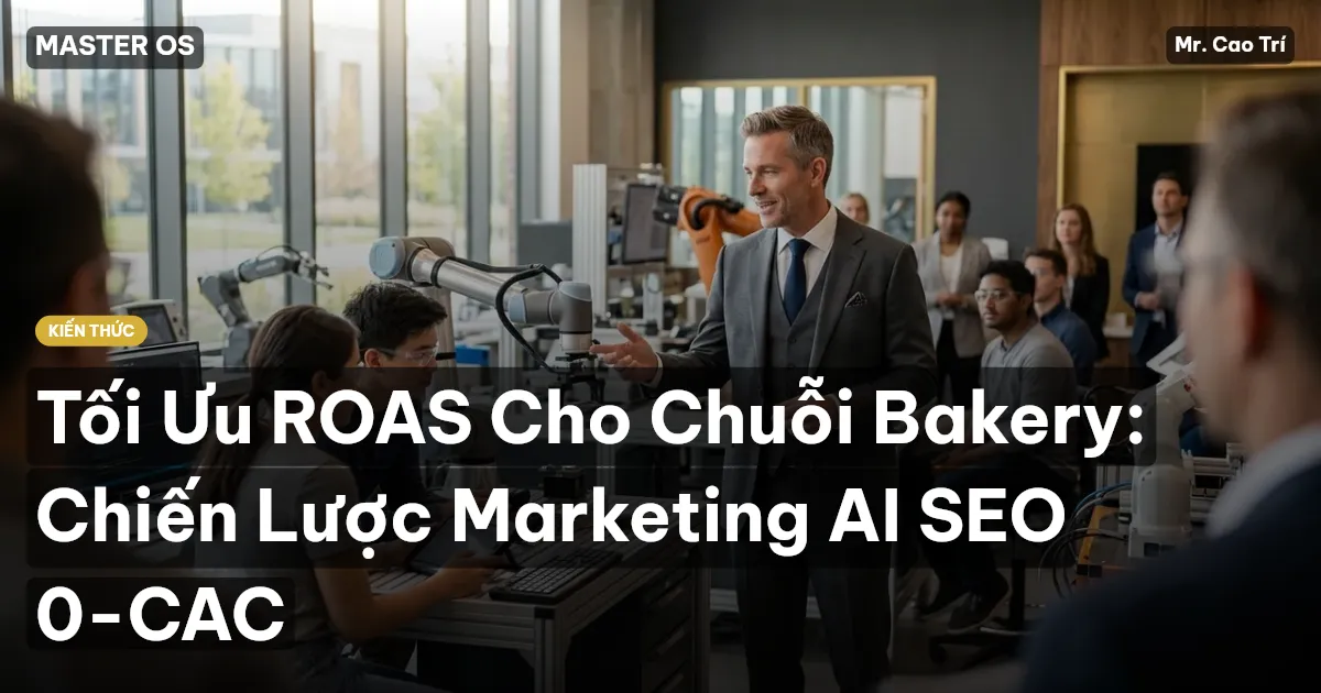 Tối Ưu ROAS Cho Chuỗi Bakery: Chiến Lược Marketing AI SEO 0-CAC