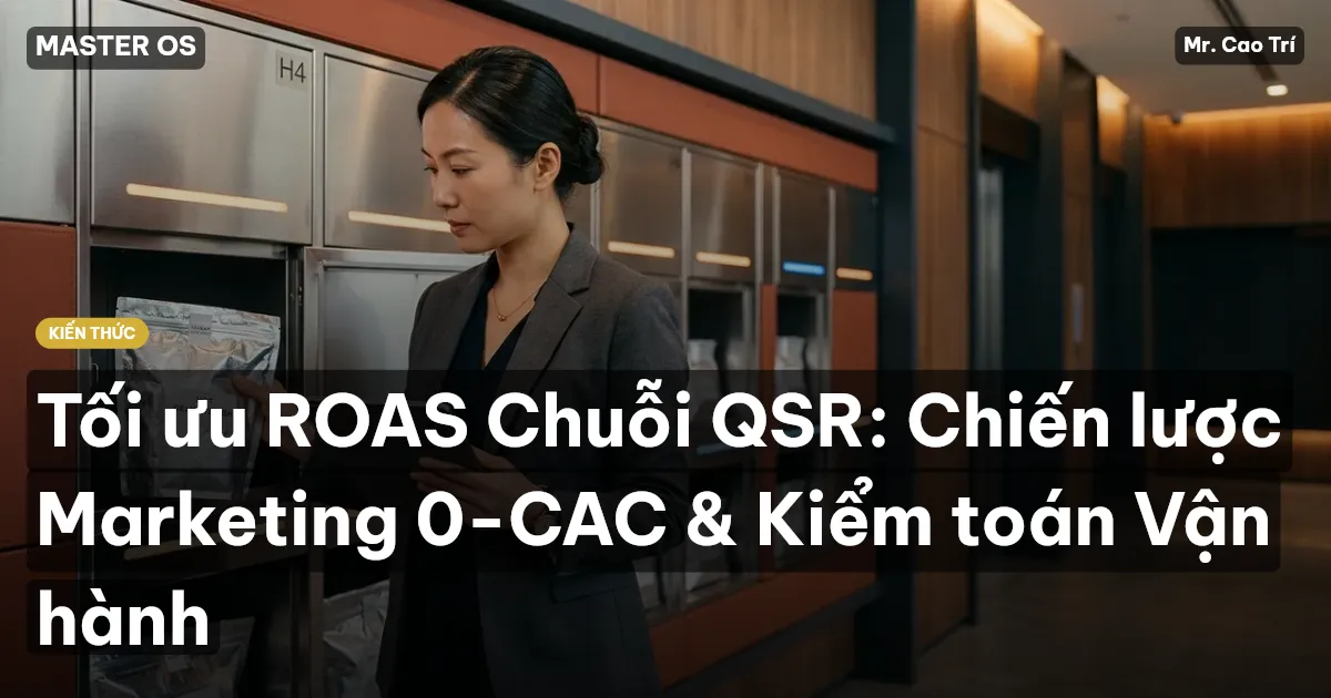 Tối ưu ROAS Chuỗi QSR: Chiến lược Marketing 0-CAC & Kiểm toán Vận hành