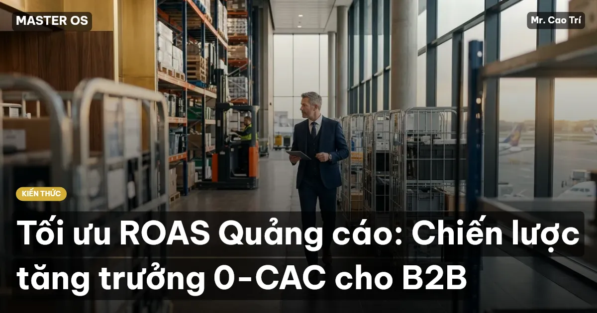 Tối ưu ROAS Quảng cáo: Chiến lược tăng trưởng 0-CAC cho B2B