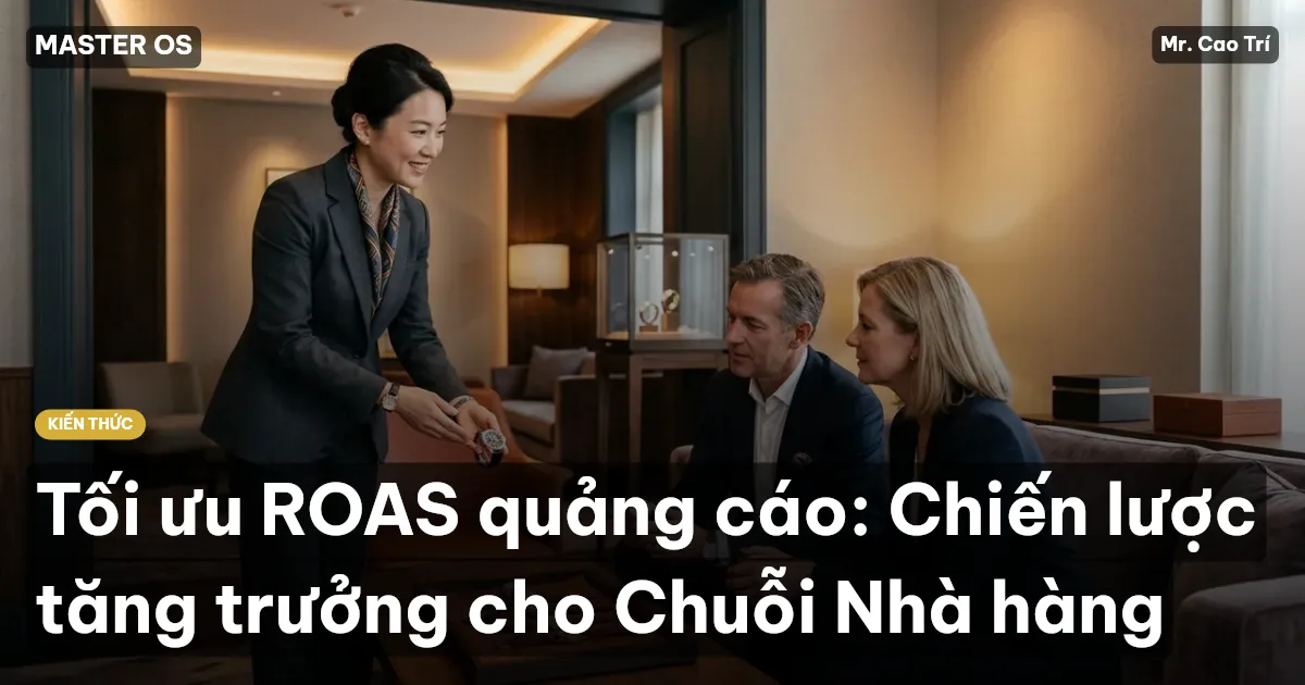Tối ưu ROAS quảng cáo: Chiến lược tăng trưởng cho Chuỗi Nhà hàng