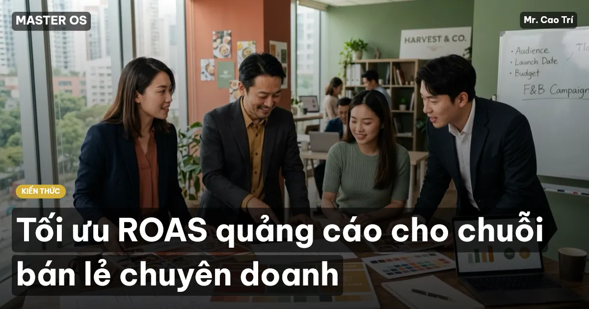 Tối ưu ROAS quảng cáo cho chuỗi bán lẻ chuyên doanh