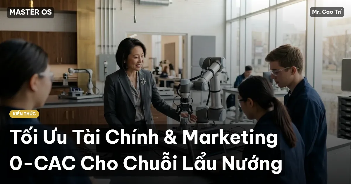 Tối Ưu Tài Chính & Marketing 0-CAC Cho Chuỗi Lẩu Nướng