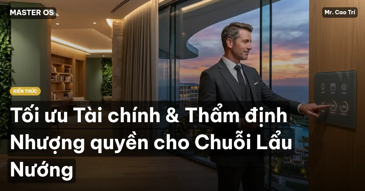 Tối ưu Tài chính & Thẩm định Nhượng quyền cho Chuỗi Lẩu Nướng