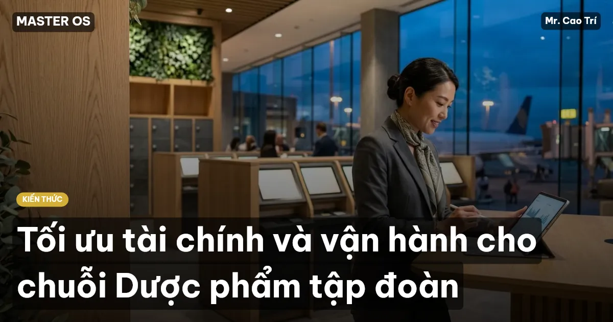 Tối ưu tài chính và vận hành cho chuỗi Dược phẩm tập đoàn