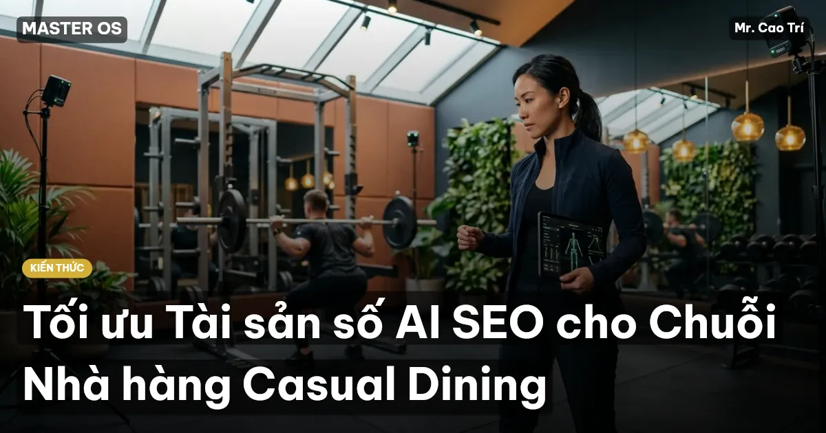 Tối ưu Tài sản số AI SEO cho Chuỗi Nhà hàng Casual Dining