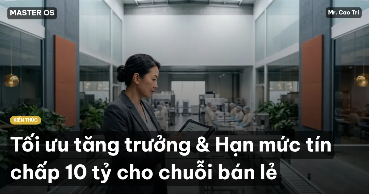 Tối ưu tăng trưởng & Hạn mức tín chấp 10 tỷ cho chuỗi bán lẻ