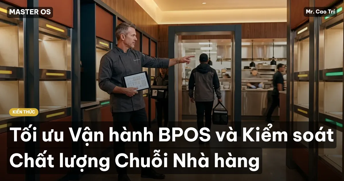 Tối ưu Vận hành BPOS và Kiểm soát Chất lượng Chuỗi Nhà hàng