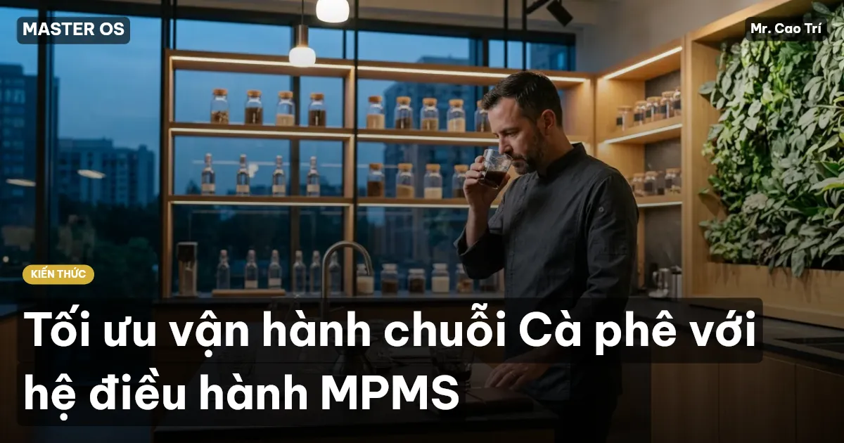 Tối ưu vận hành chuỗi Cà phê với hệ điều hành MPMS