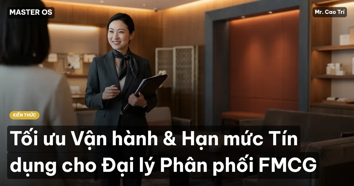 Tối ưu Vận hành & Hạn mức Tín dụng cho Đại lý Phân phối FMCG