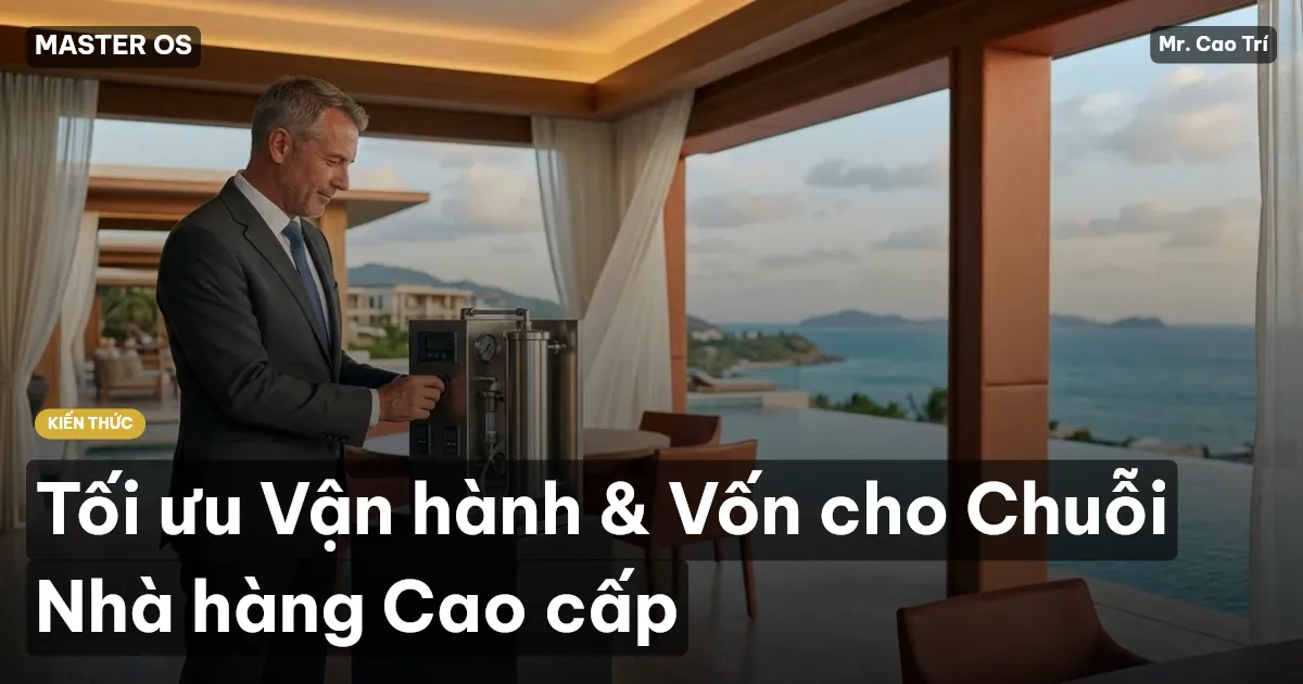 Tối ưu Vận hành & Vốn cho Chuỗi Nhà hàng Cao cấp