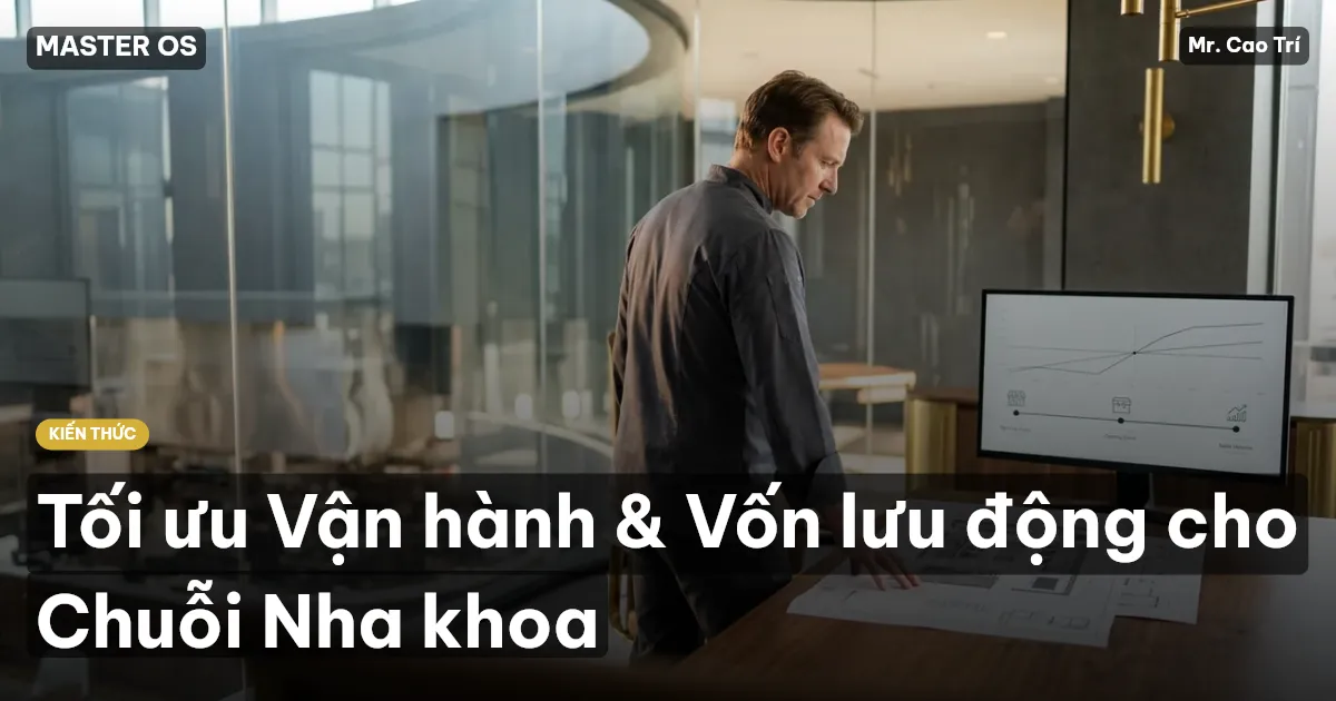 Tối ưu Vận hành & Vốn lưu động cho Chuỗi Nha khoa