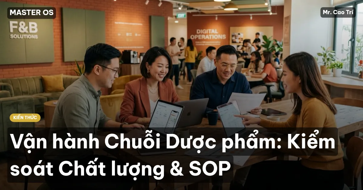 Vận hành Chuỗi Dược phẩm: Kiểm soát Chất lượng & SOP