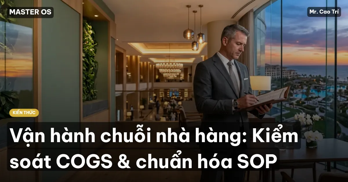 Vận hành chuỗi nhà hàng: Kiểm soát COGS & chuẩn hóa SOP