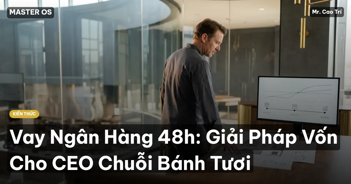 Vay Ngân Hàng 48h: Giải Pháp Vốn Cho CEO Chuỗi Bánh Tươi