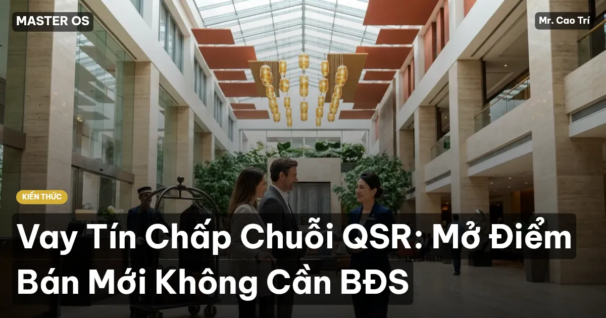 Vay Tín Chấp Chuỗi QSR: Mở Điểm Bán Mới Không Cần BĐS