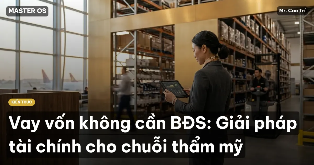 Vay vốn không cần BĐS: Giải pháp tài chính cho chuỗi thẩm mỹ