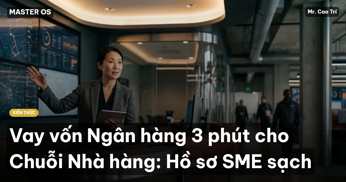 Vay vốn Ngân hàng 3 phút cho Chuỗi Nhà hàng: Hồ sơ SME sạch