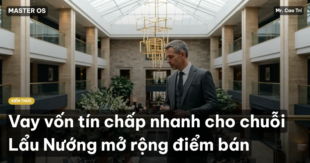 Vay vốn tín chấp nhanh cho chuỗi Lẩu Nướng mở rộng điểm bán