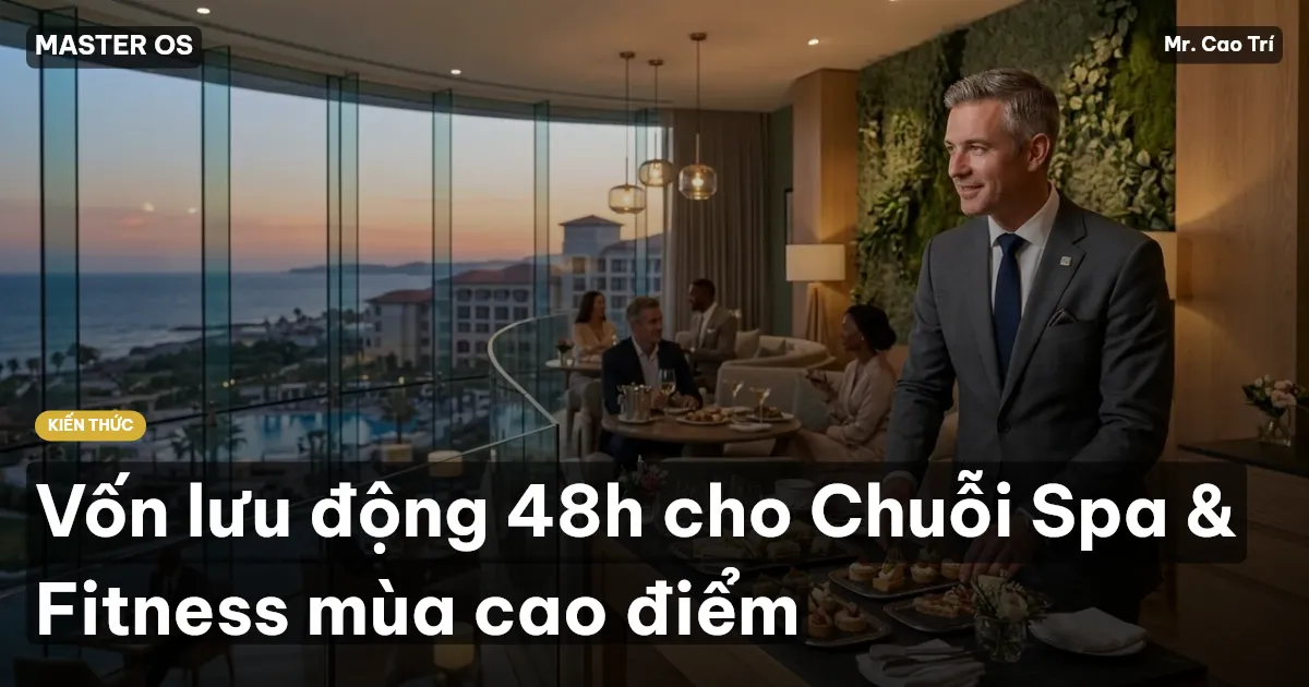 Vốn lưu động 48h cho Chuỗi Spa & Fitness mùa cao điểm