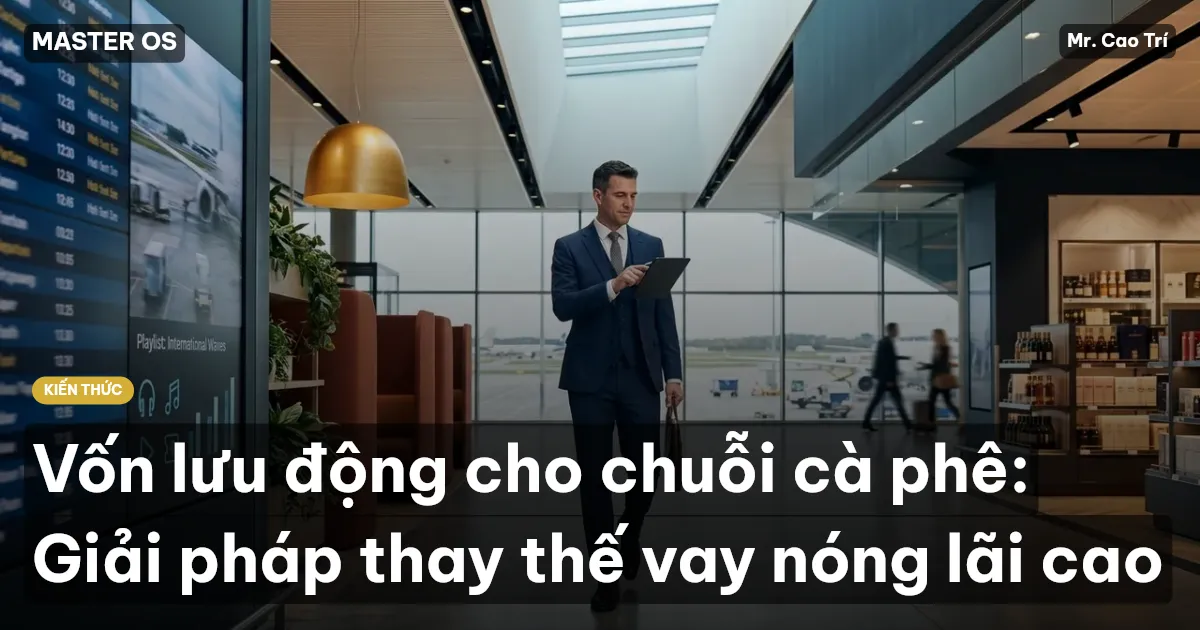 Vốn lưu động cho chuỗi cà phê: Giải pháp thay thế vay nóng lãi cao
