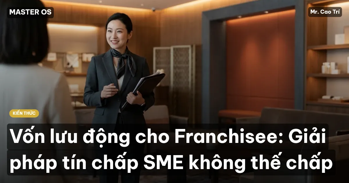 Vốn lưu động cho Franchisee: Giải pháp tín chấp SME không thế chấp