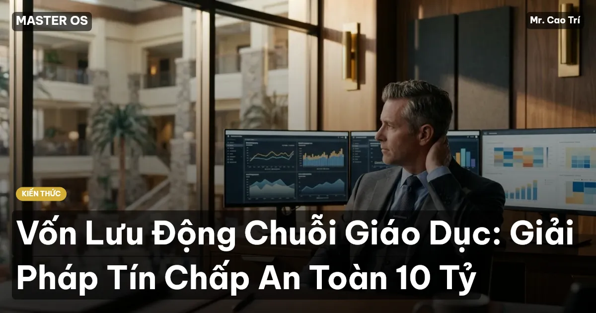 Vốn Lưu Động Chuỗi Giáo Dục: Giải Pháp Tín Chấp An Toàn 10 Tỷ