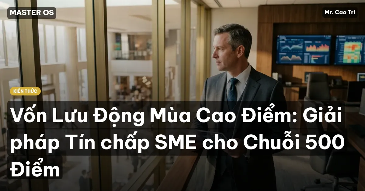 Vốn Lưu Động Mùa Cao Điểm: Giải pháp Tín chấp SME cho Chuỗi 500 Điểm