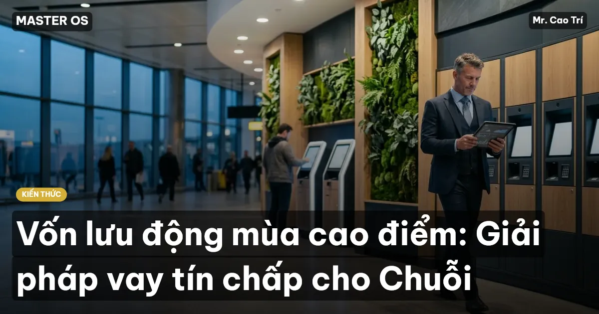 Vốn lưu động mùa cao điểm: Giải pháp vay tín chấp cho Chuỗi