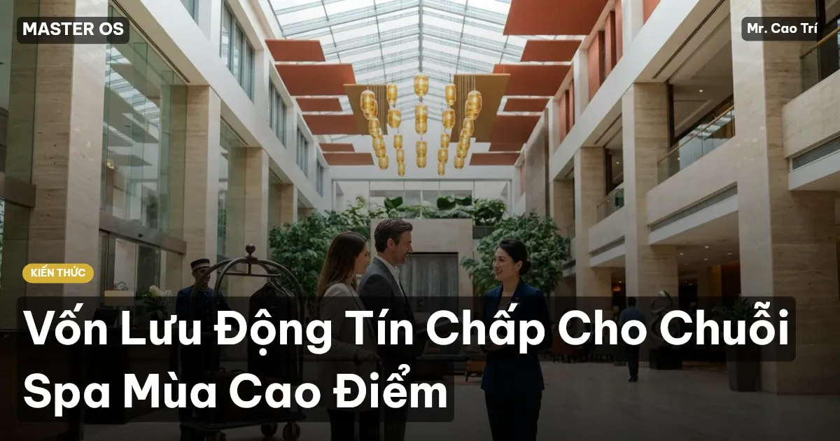 Vốn Lưu Động Tín Chấp Cho Chuỗi Spa Mùa Cao Điểm