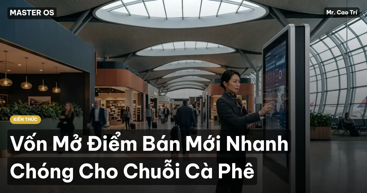 Vốn Mở Điểm Bán Mới Nhanh Chóng Cho Chuỗi Cà Phê