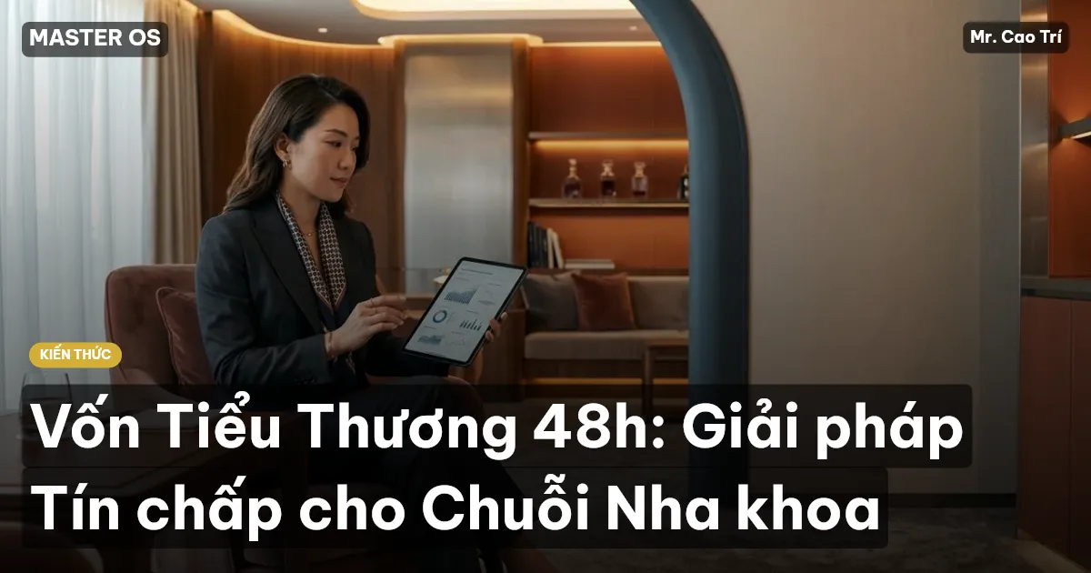 Vốn Tiểu Thương 48h: Giải pháp Tín chấp cho Chuỗi Nha khoa