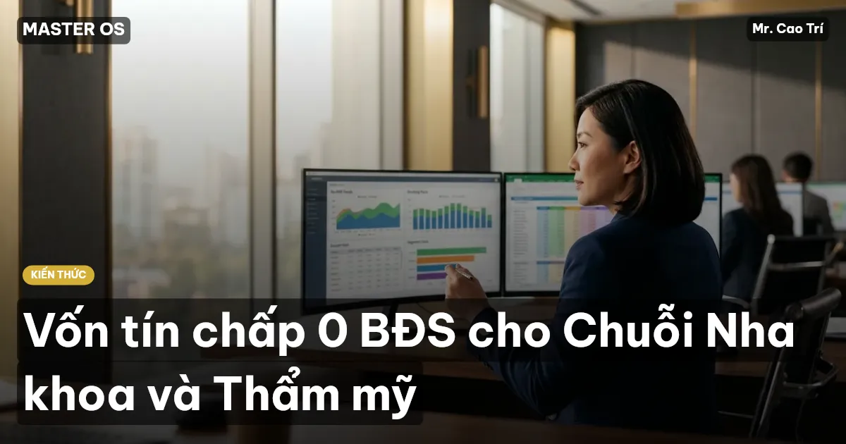 Vốn tín chấp 0 BĐS cho Chuỗi Nha khoa và Thẩm mỹ