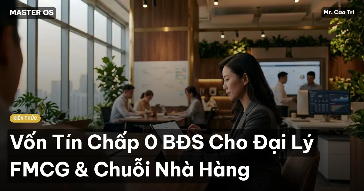 Vốn Tín Chấp 0 BĐS Cho Đại Lý FMCG & Chuỗi Nhà Hàng