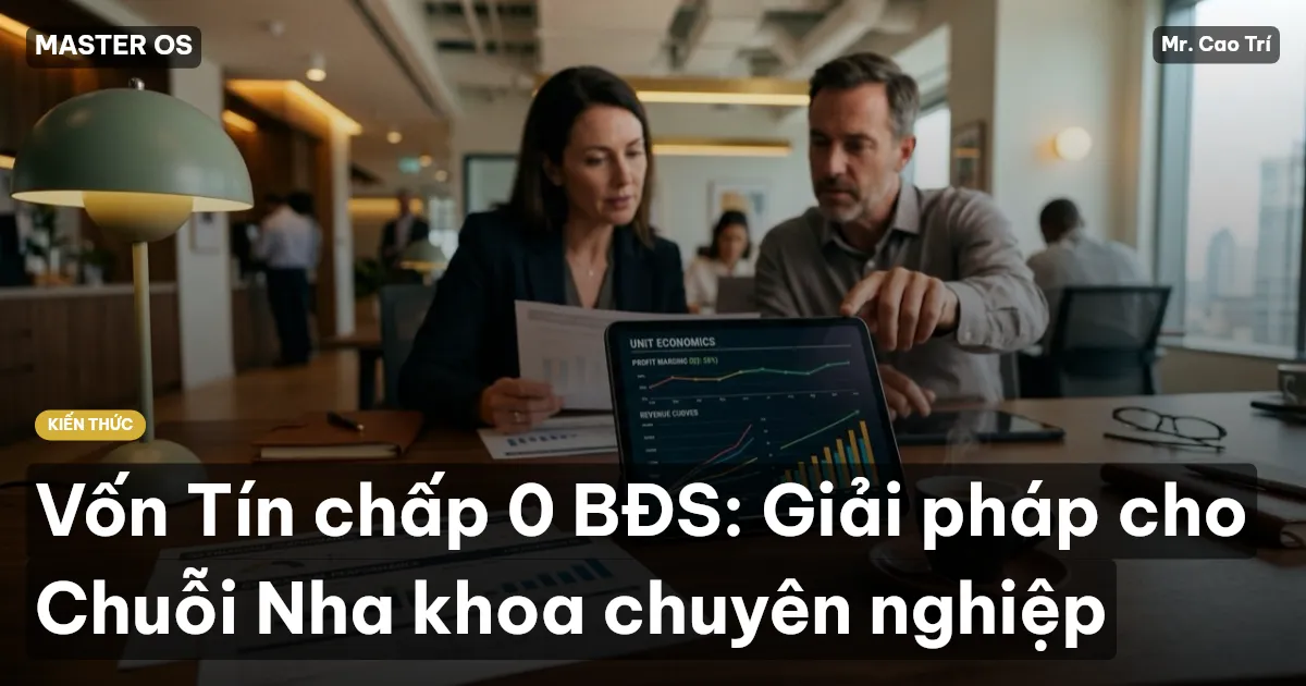 Vốn Tín chấp 0 BĐS: Giải pháp cho Chuỗi Nha khoa chuyên nghiệp
