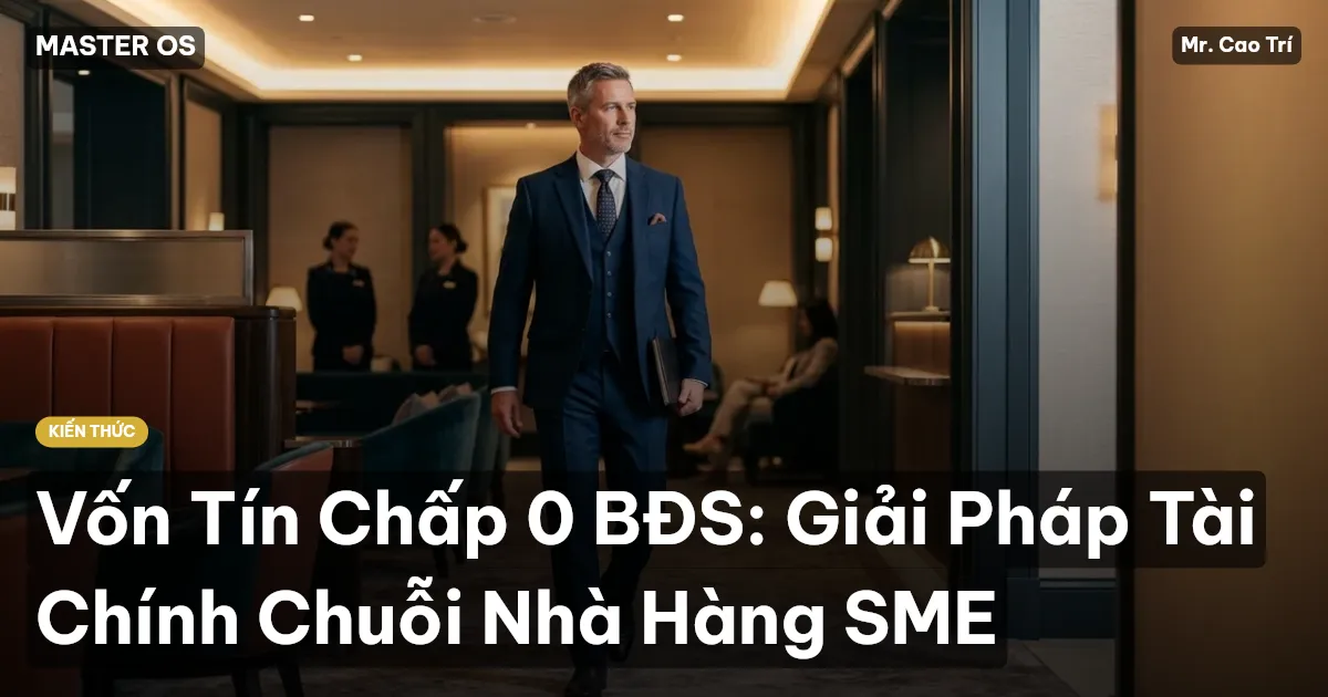 Vốn Tín Chấp 0 BĐS: Giải Pháp Tài Chính Chuỗi Nhà Hàng SME
