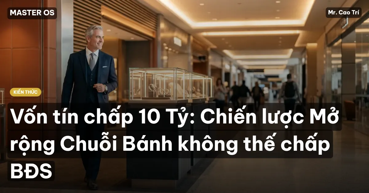 Vốn tín chấp 10 Tỷ: Chiến lược Mở rộng Chuỗi Bánh không thế chấp BĐS
