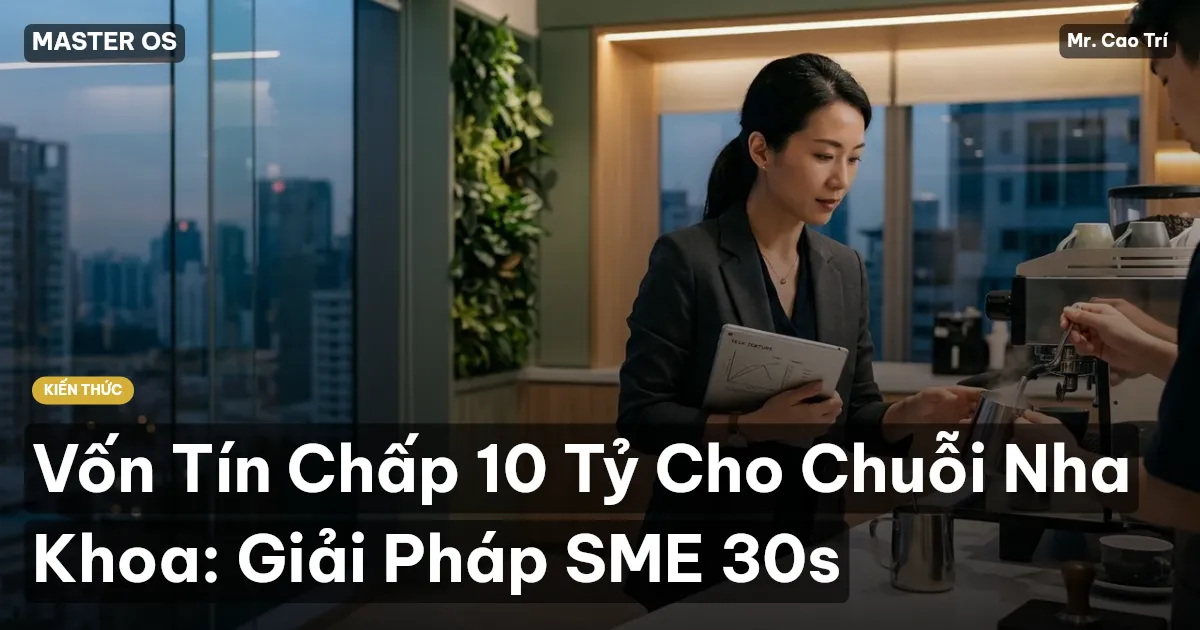 Vốn Tín Chấp 10 Tỷ Cho Chuỗi Nha Khoa: Giải Pháp SME 30s