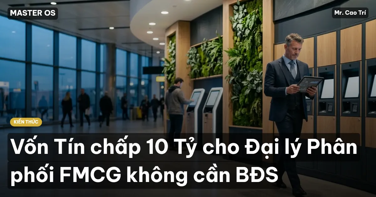 Vốn Tín chấp 10 Tỷ cho Đại lý Phân phối FMCG không cần BĐS