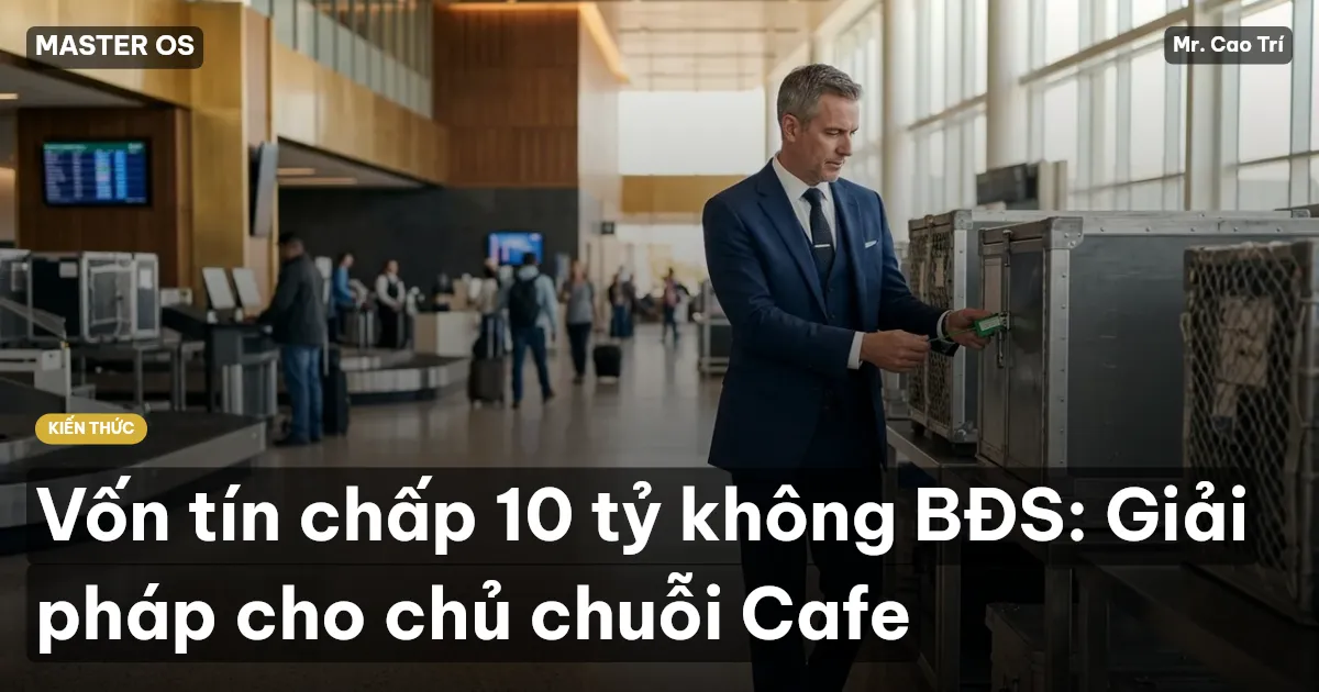 Vốn tín chấp 10 tỷ không BĐS: Giải pháp cho chủ chuỗi Cafe