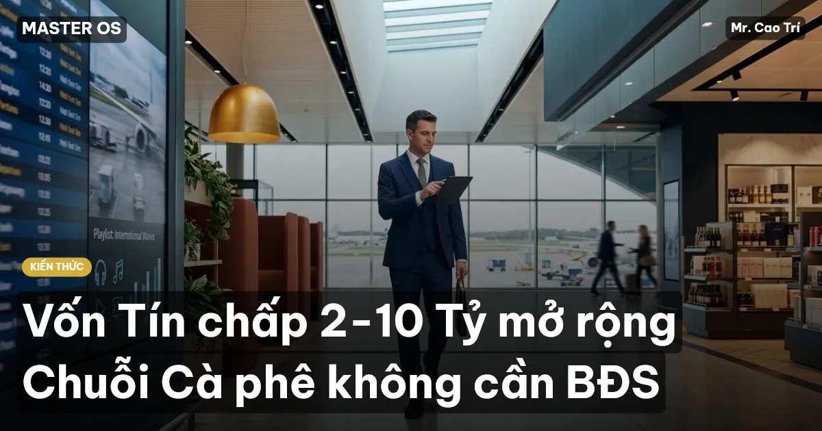 Vốn Tín chấp 2-10 Tỷ mở rộng Chuỗi Cà phê không cần BĐS