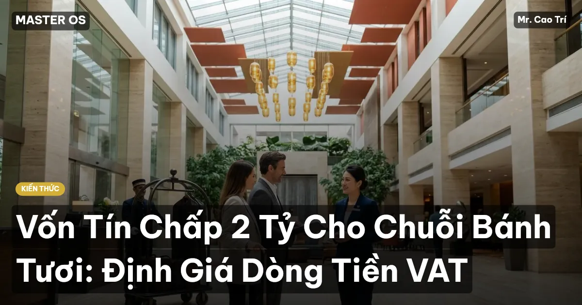Vốn Tín Chấp 2 Tỷ Cho Chuỗi Bánh Tươi: Định Giá Dòng Tiền VAT