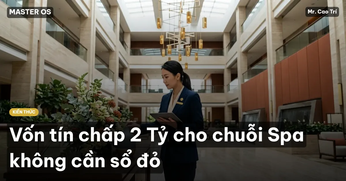 Vốn tín chấp 2 Tỷ cho chuỗi Spa không cần sổ đỏ