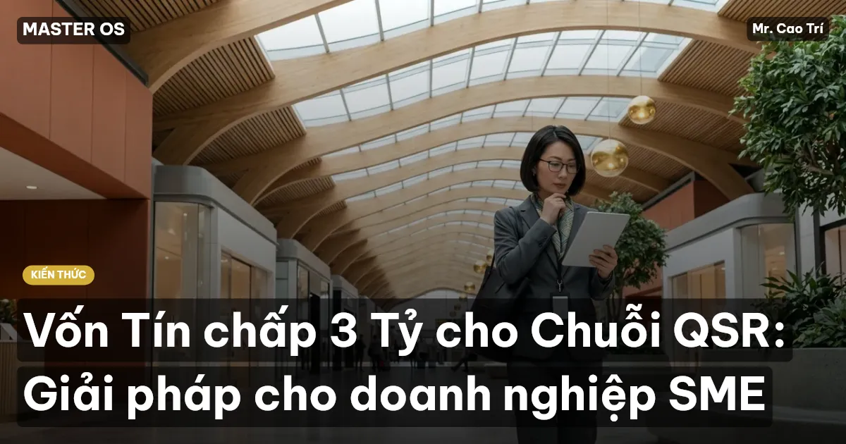 Vốn Tín chấp 3 Tỷ cho Chuỗi QSR: Giải pháp cho doanh nghiệp SME