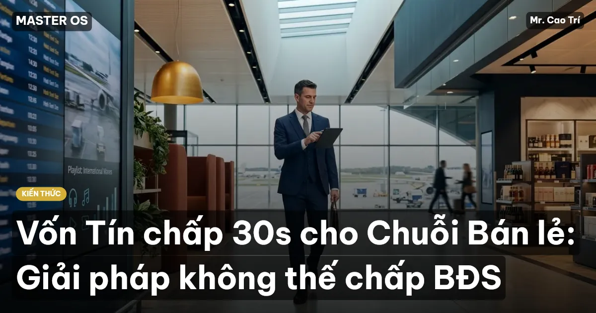 Vốn Tín chấp 30s cho Chuỗi Bán lẻ: Giải pháp không thế chấp BĐS