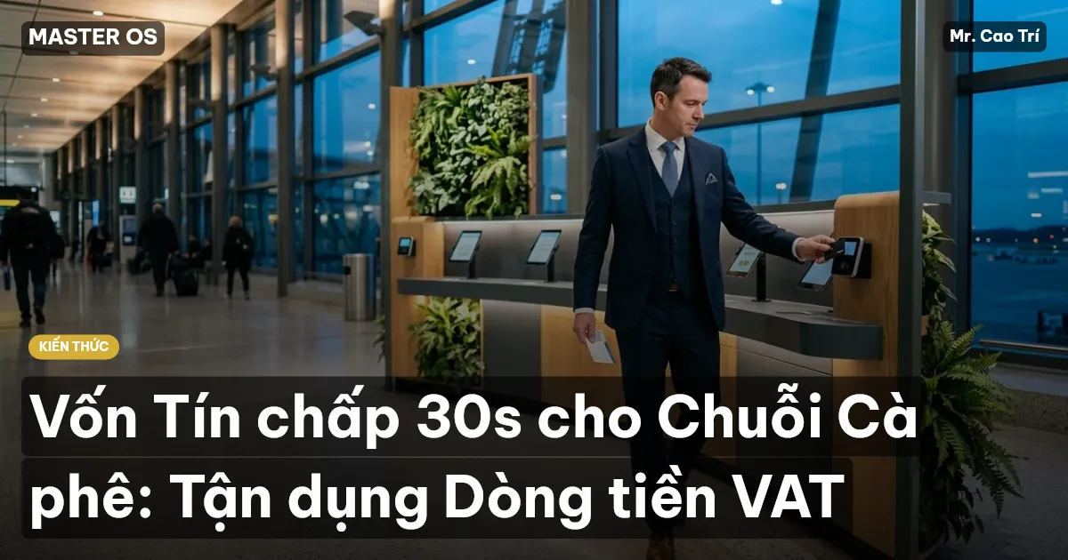 Vốn Tín chấp 30s cho Chuỗi Cà phê: Tận dụng Dòng tiền VAT