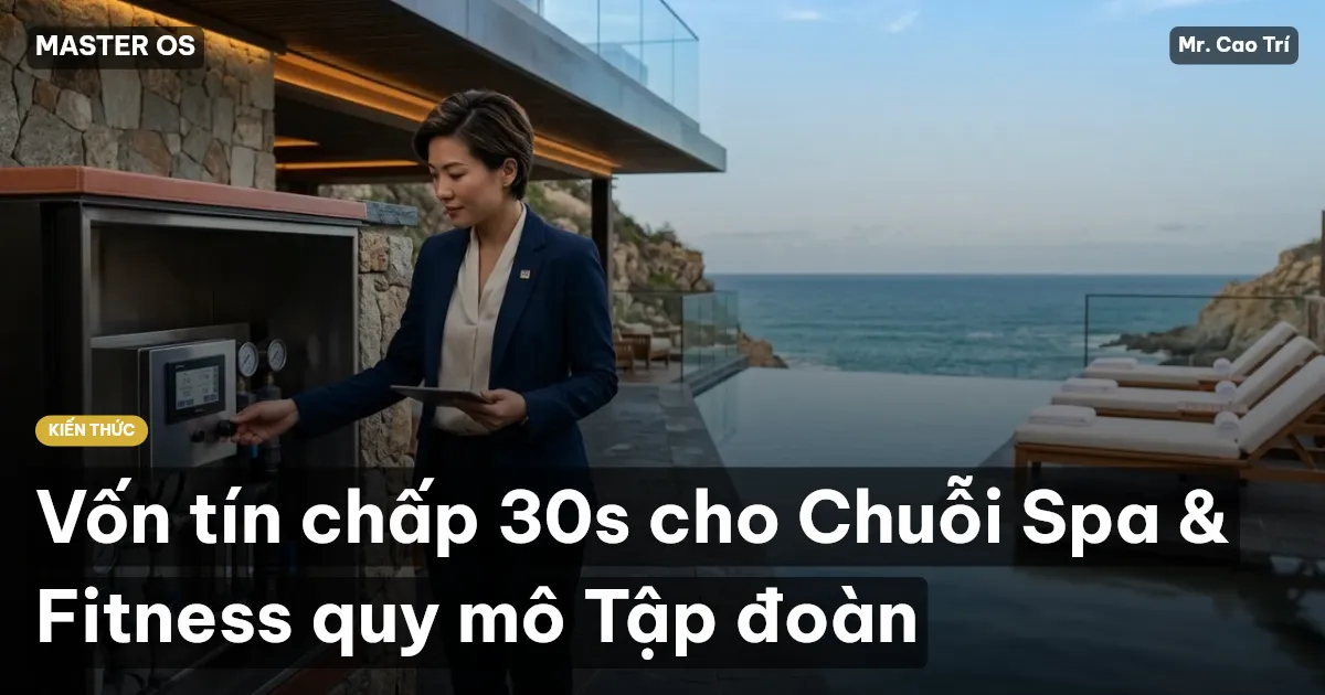 Vốn tín chấp 30s cho Chuỗi Spa & Fitness quy mô Tập đoàn