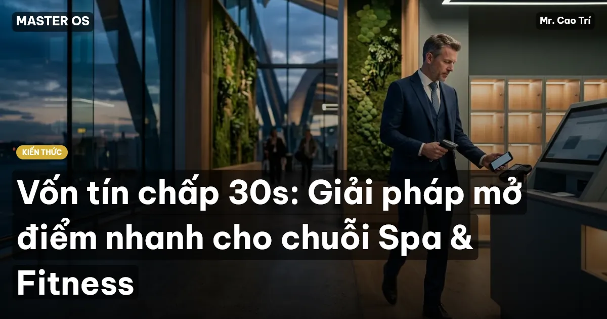 Vốn tín chấp 30s: Giải pháp mở điểm nhanh cho chuỗi Spa & Fitness
