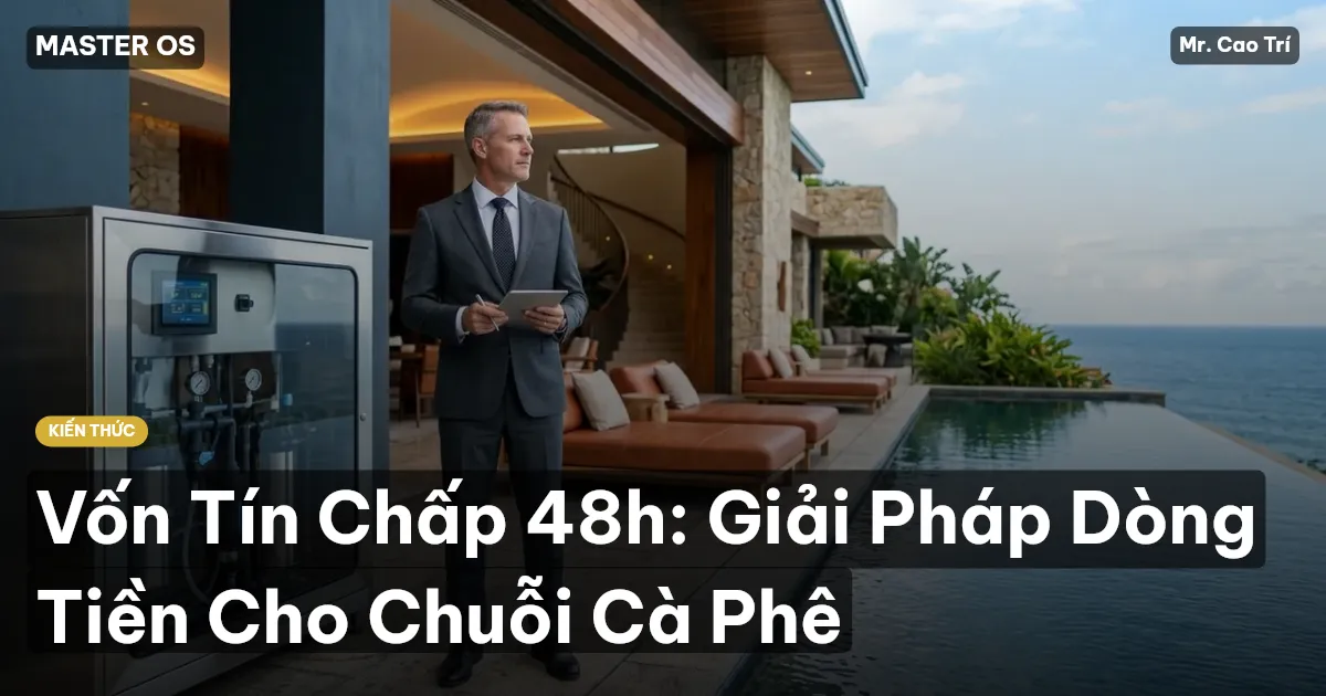 Vốn Tín Chấp 48h: Giải Pháp Dòng Tiền Cho Chuỗi Cà Phê